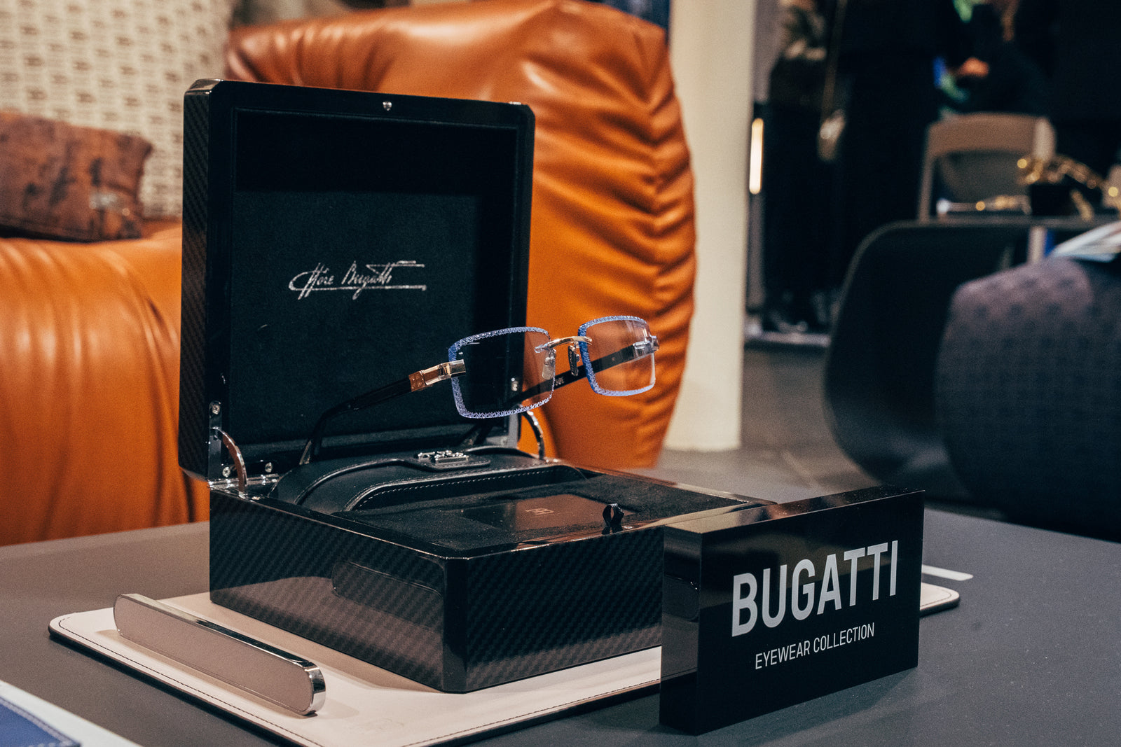 Bugatti Eyewear preview in Paris at Luxury Living Group