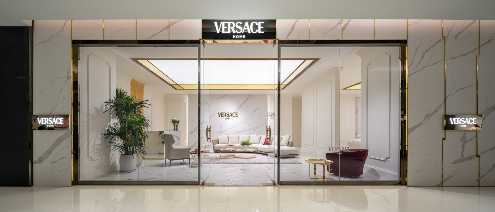 Versace Home opens flagship store in Xi an China Luxury Living Group