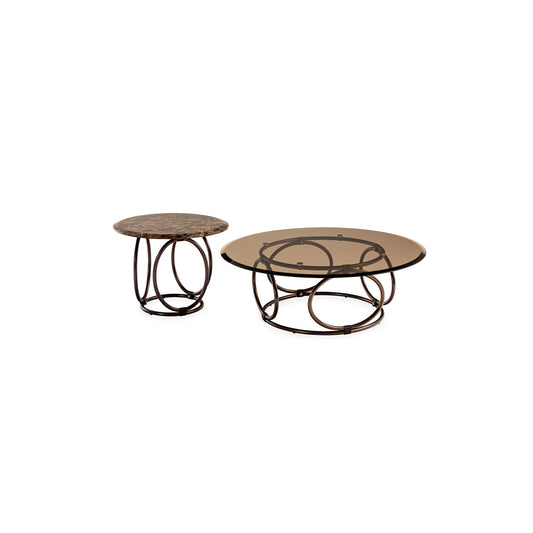 Oval coffee table