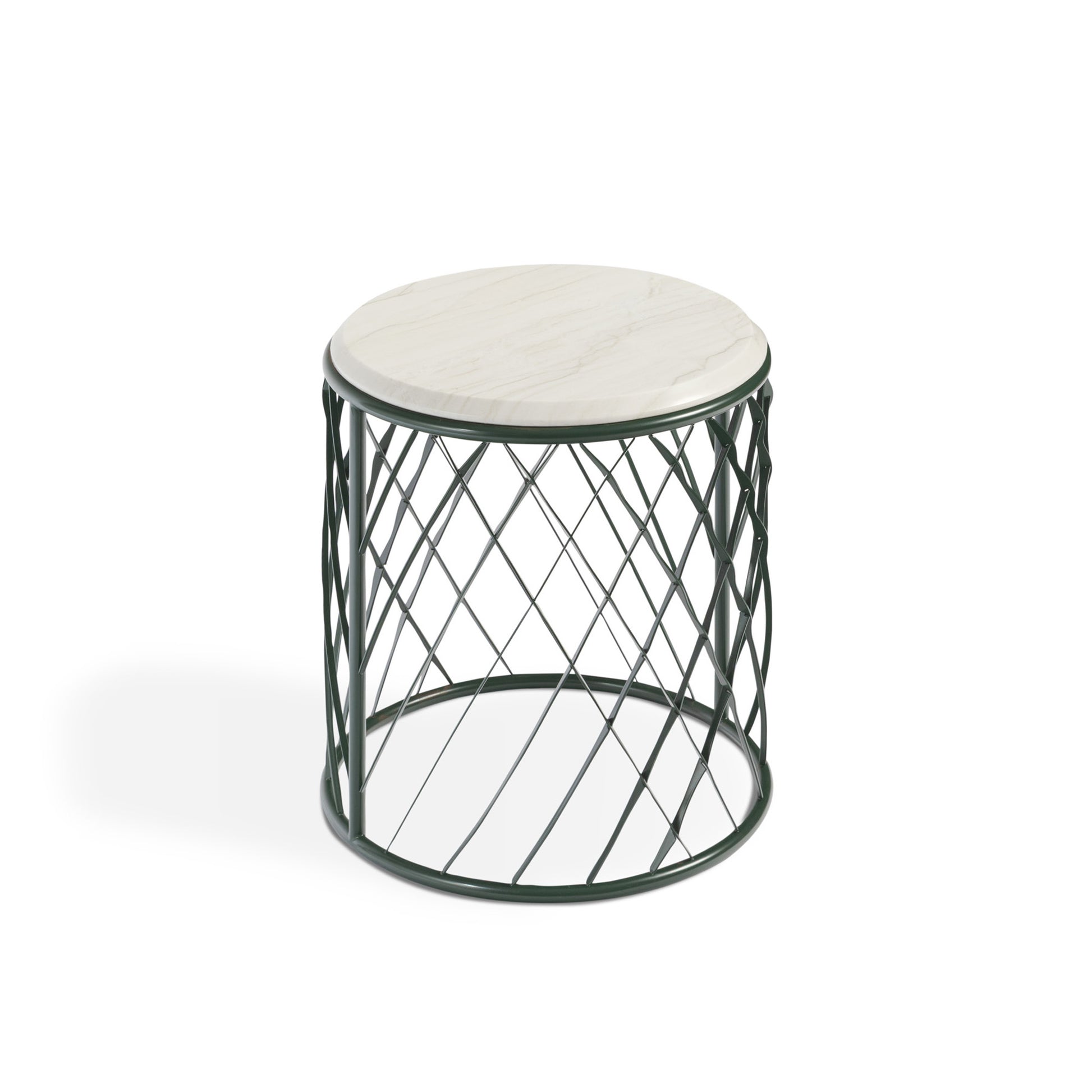 Bentley Home Solstice outdoor side table Deep Forest