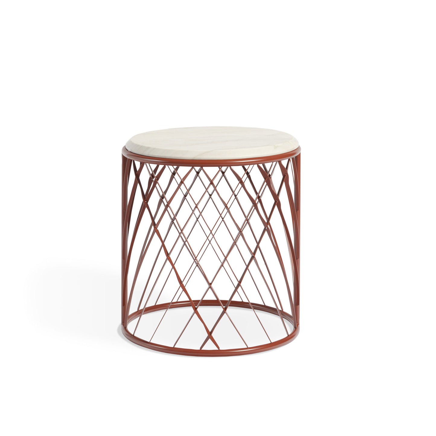 Bentley Home Solstice outdoor side table Rust