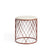 Bentley Home Solstice outdoor side table Rust
