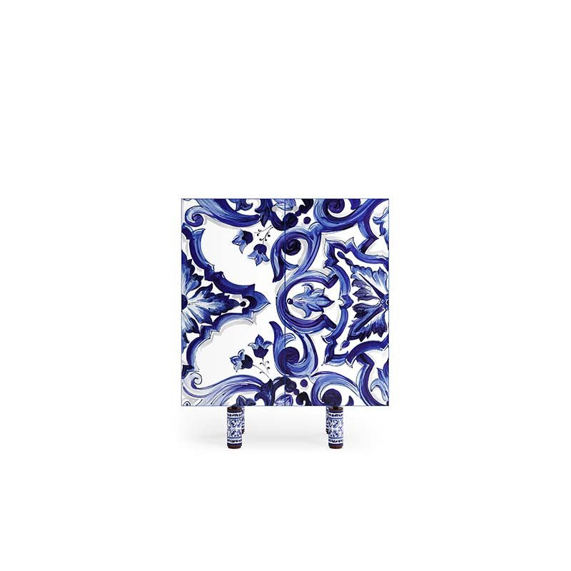 Dolce gabbana casa- Agamennone cabinet-blu mediterraneo-front