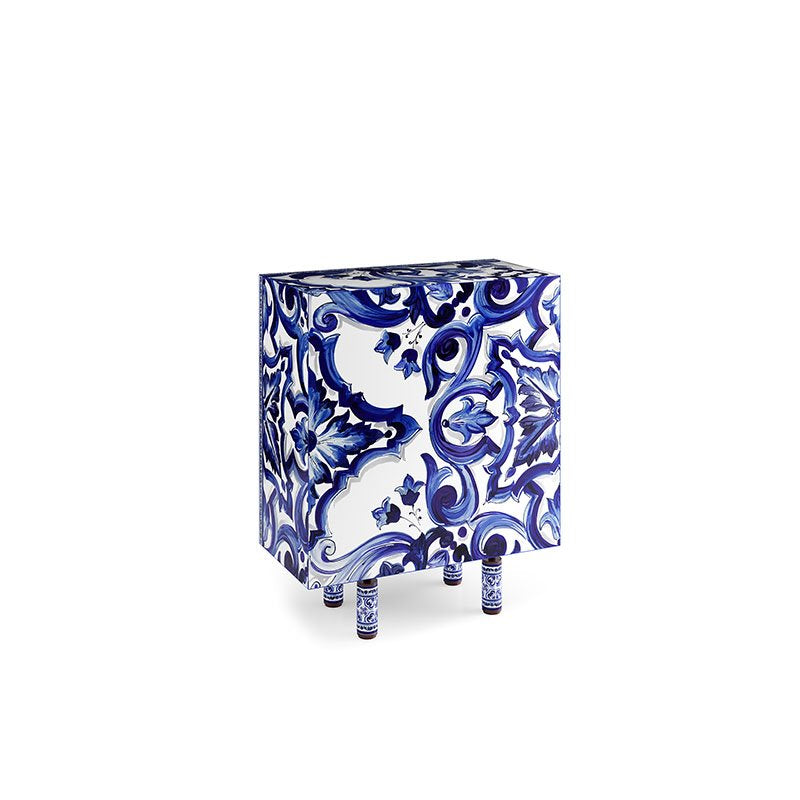 Dolce Gabbana Casa-Agamennone cabinet-blu mediterraneo-retro