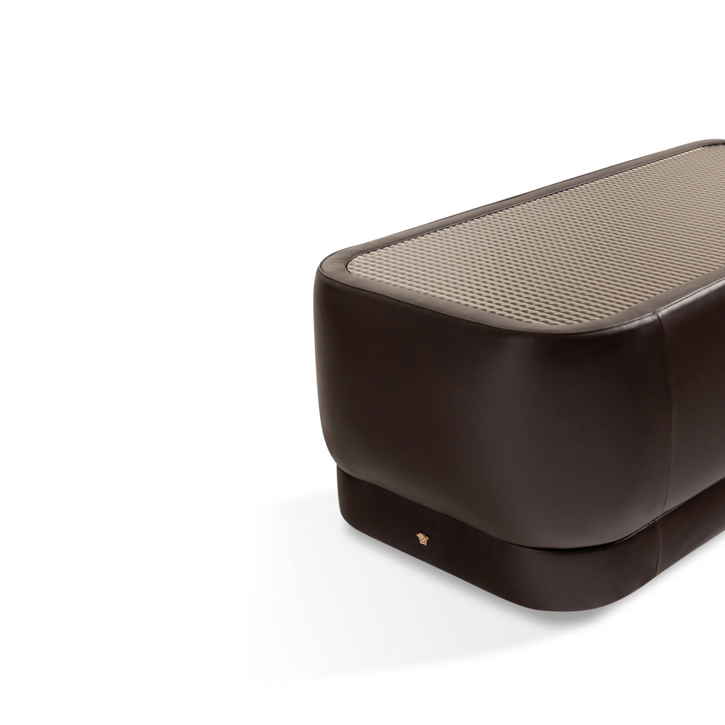 Rectangular Meteora coffee table detail by Versace Home