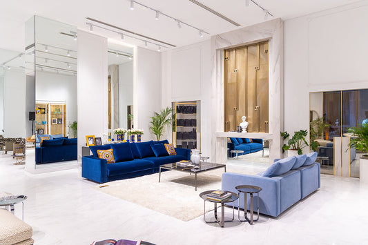 The first Versace Home showroom opened in Doha