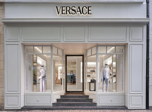 The Home Collection at the New Versace Boutique in Brussels