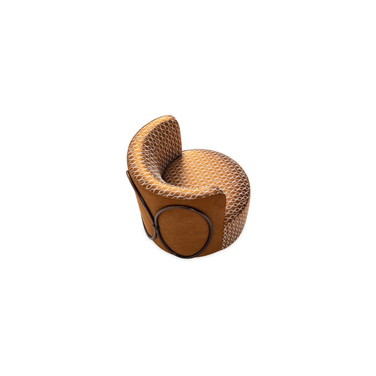 Oval armchair