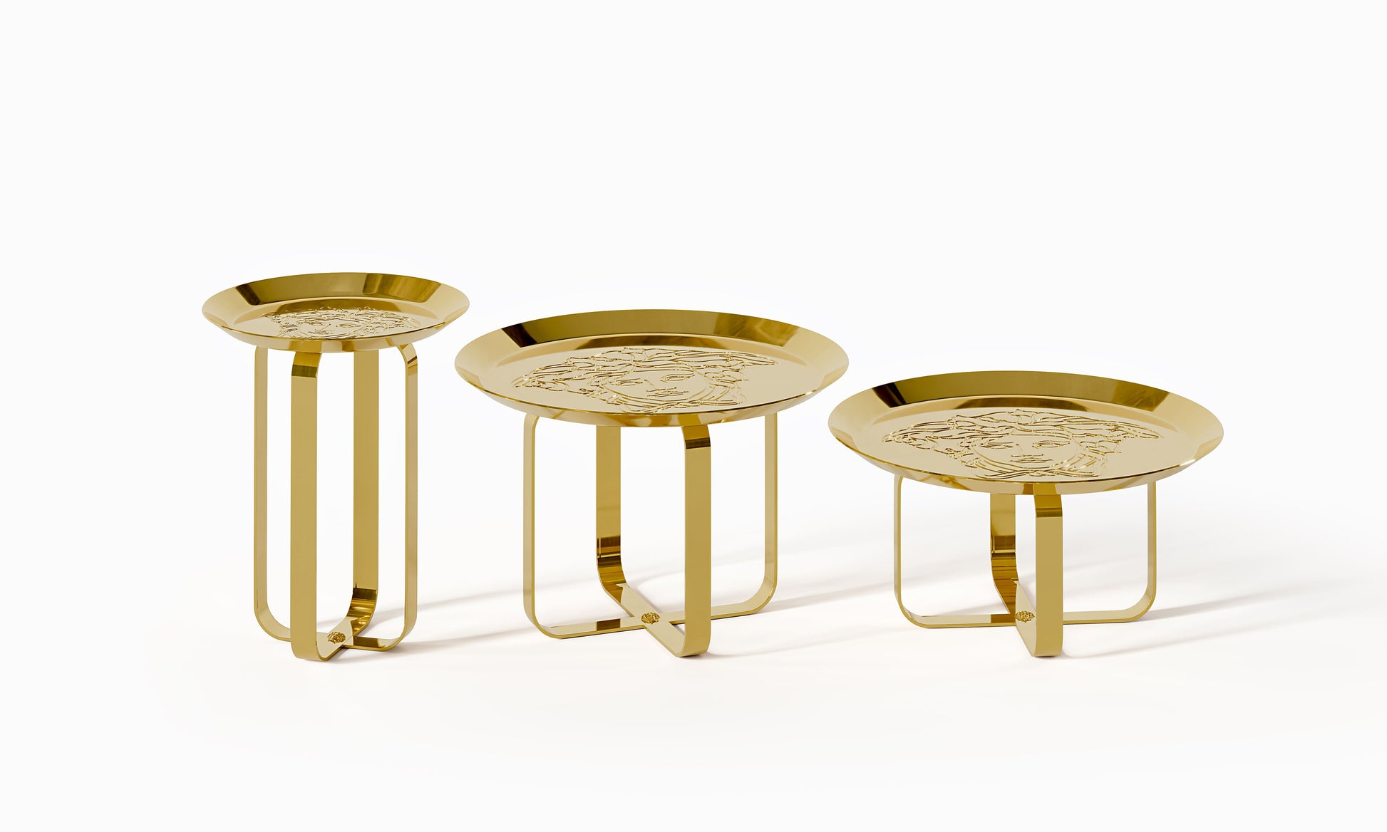 Versace Home Gold Unique side and coffee table gold