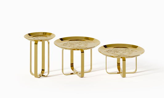 Versace Home Gold Unique side and coffee table gold