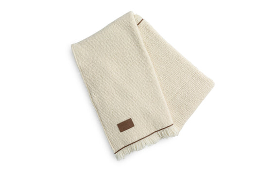 Bouclé throw