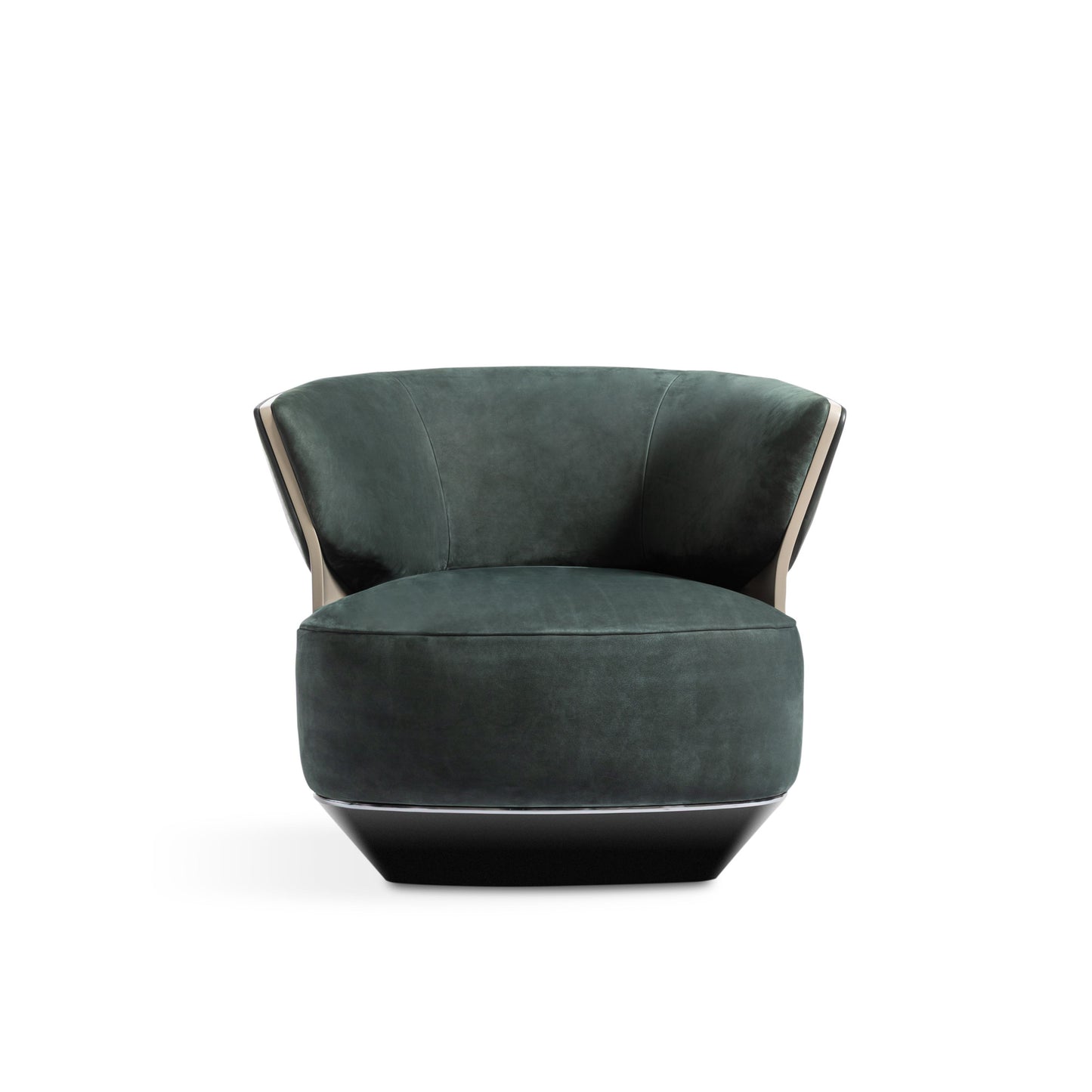 Benltey Home - Embrace armchair quartz grey shellac front image
