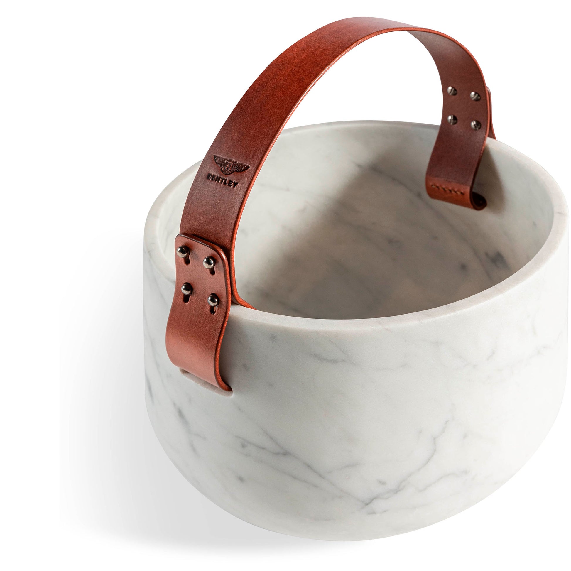 Bentley Home Marble Basket vase