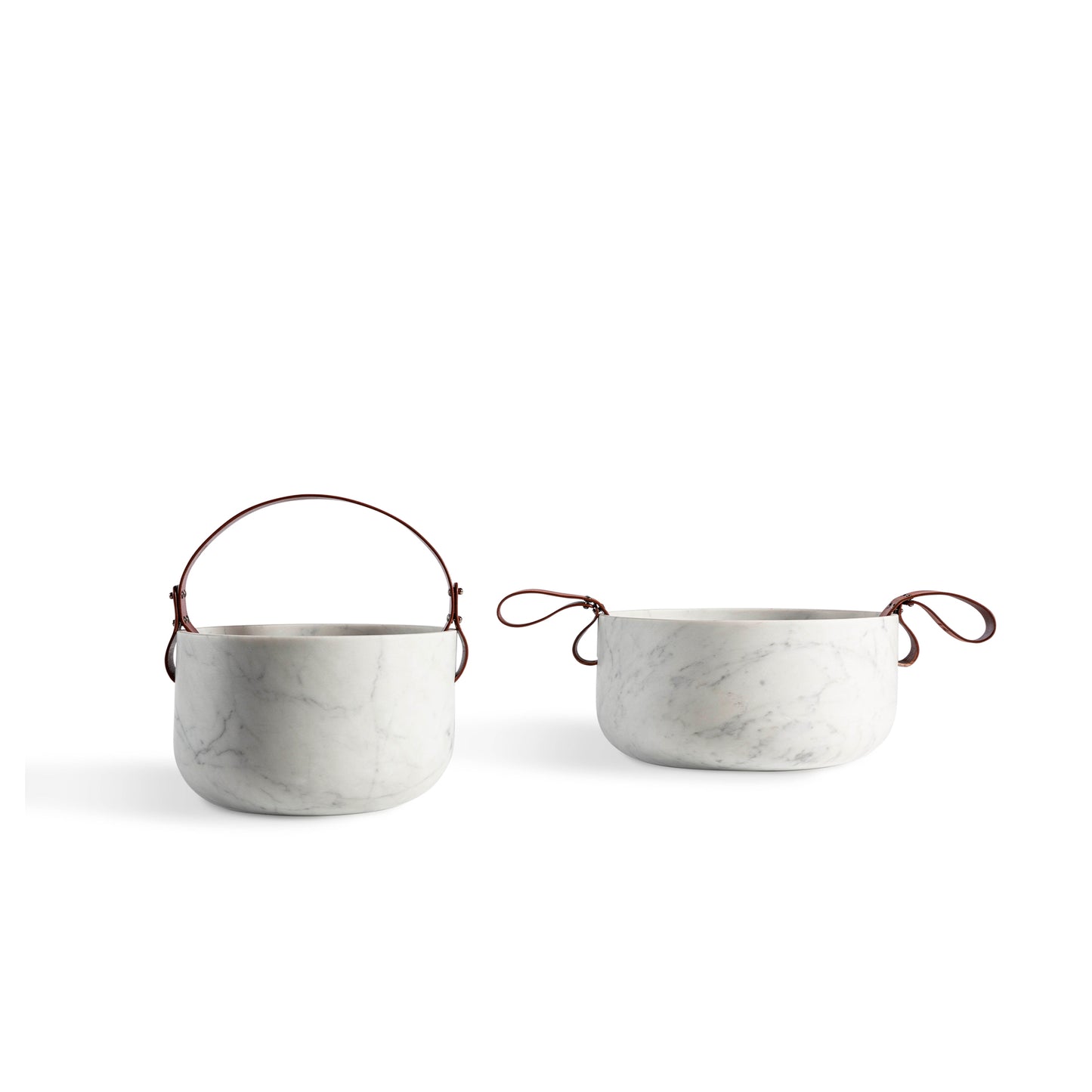 Bentley Home Marble Basket vases