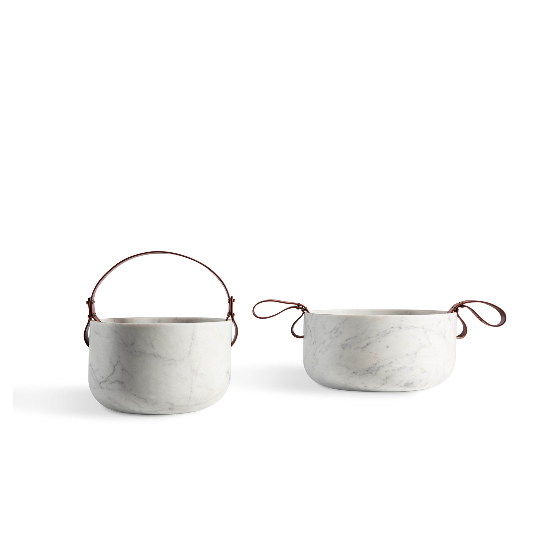 Bentley Home Marble Basket vases
