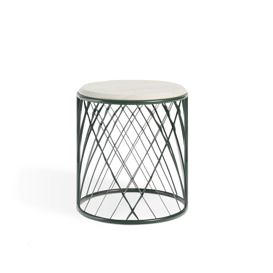 Bentley Home Solstice outdoor side table Deep Forest 