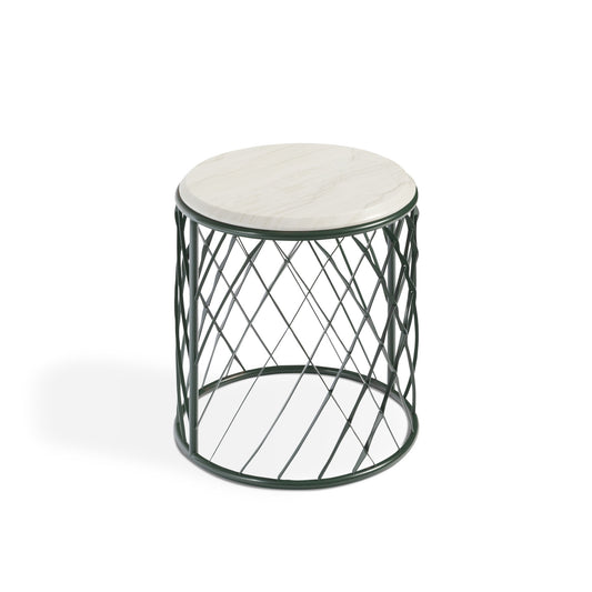 Bentley Home Solstice outdoor side table Deep Forest 
