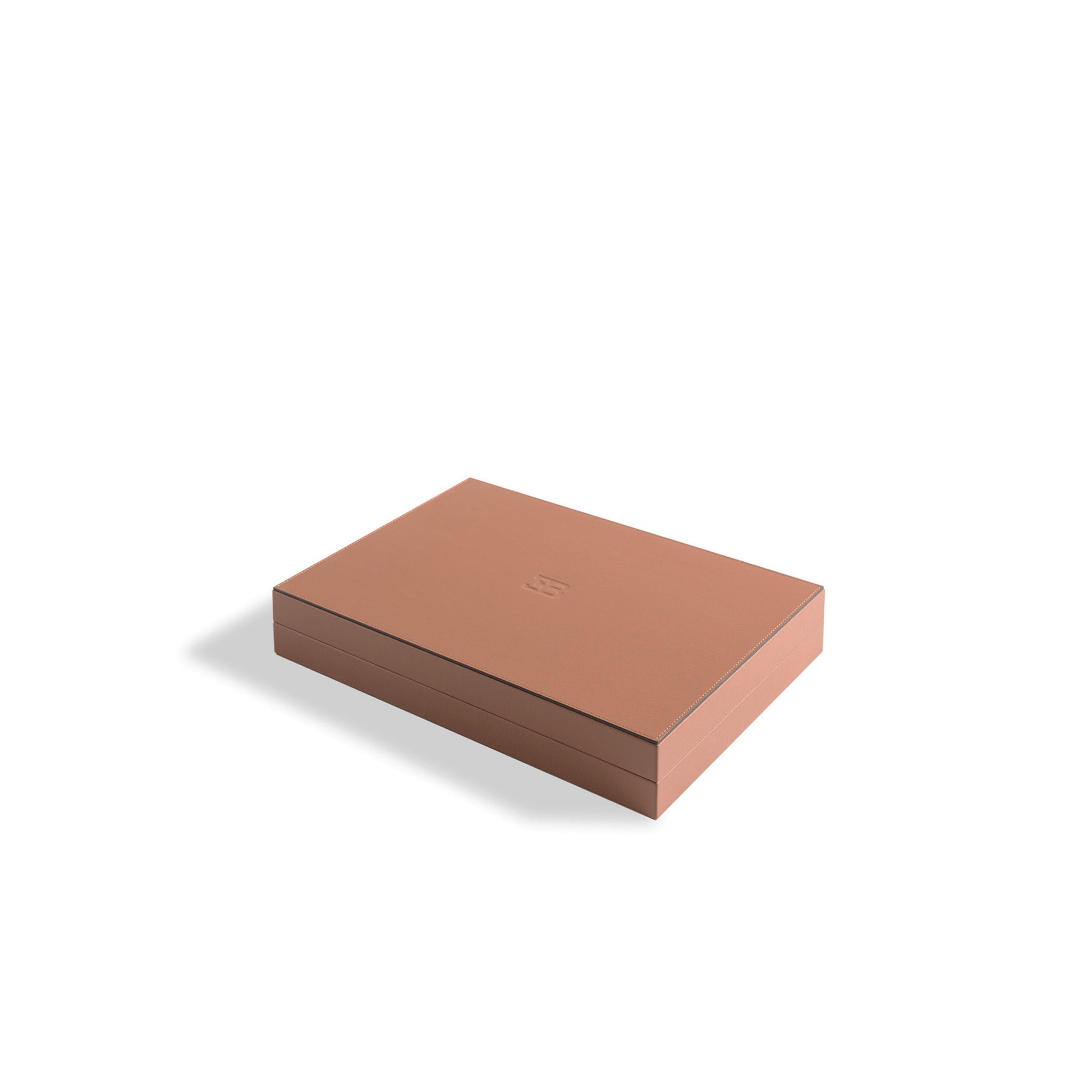 Bugatti Home - Tobacco Grand Royal Backgammon Board Game_closed box picture