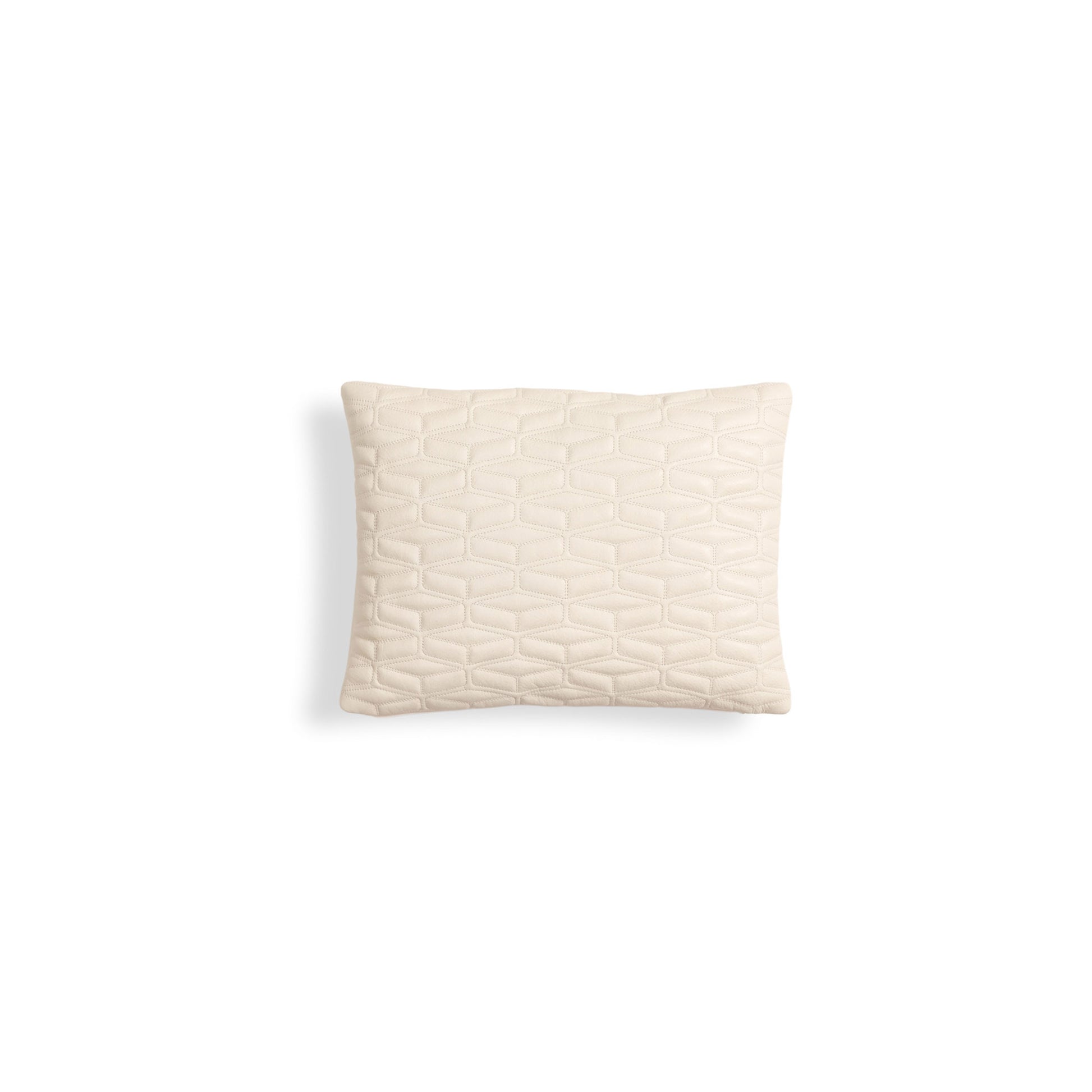 Bugatti Home - White mesh quilted cushion_front