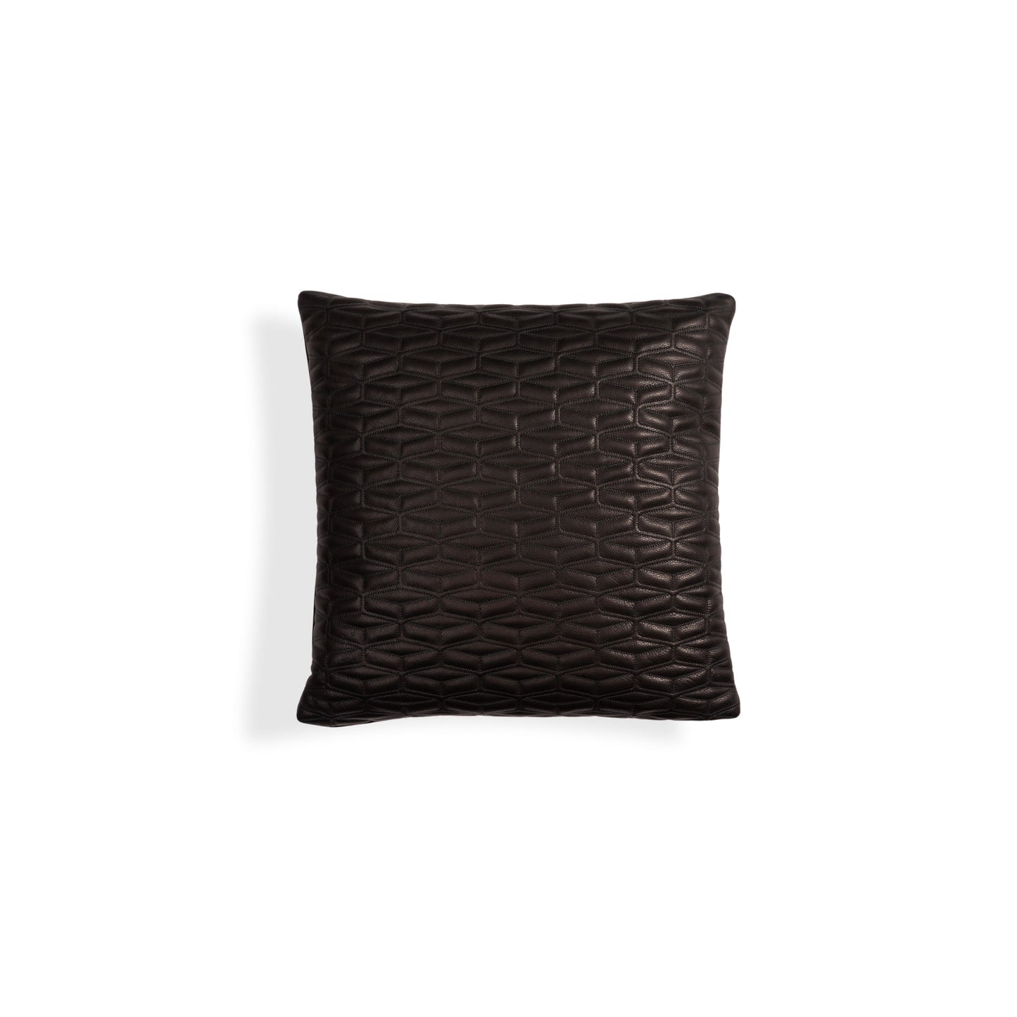 Bugatti Home - Black mesh quilted cushion_front