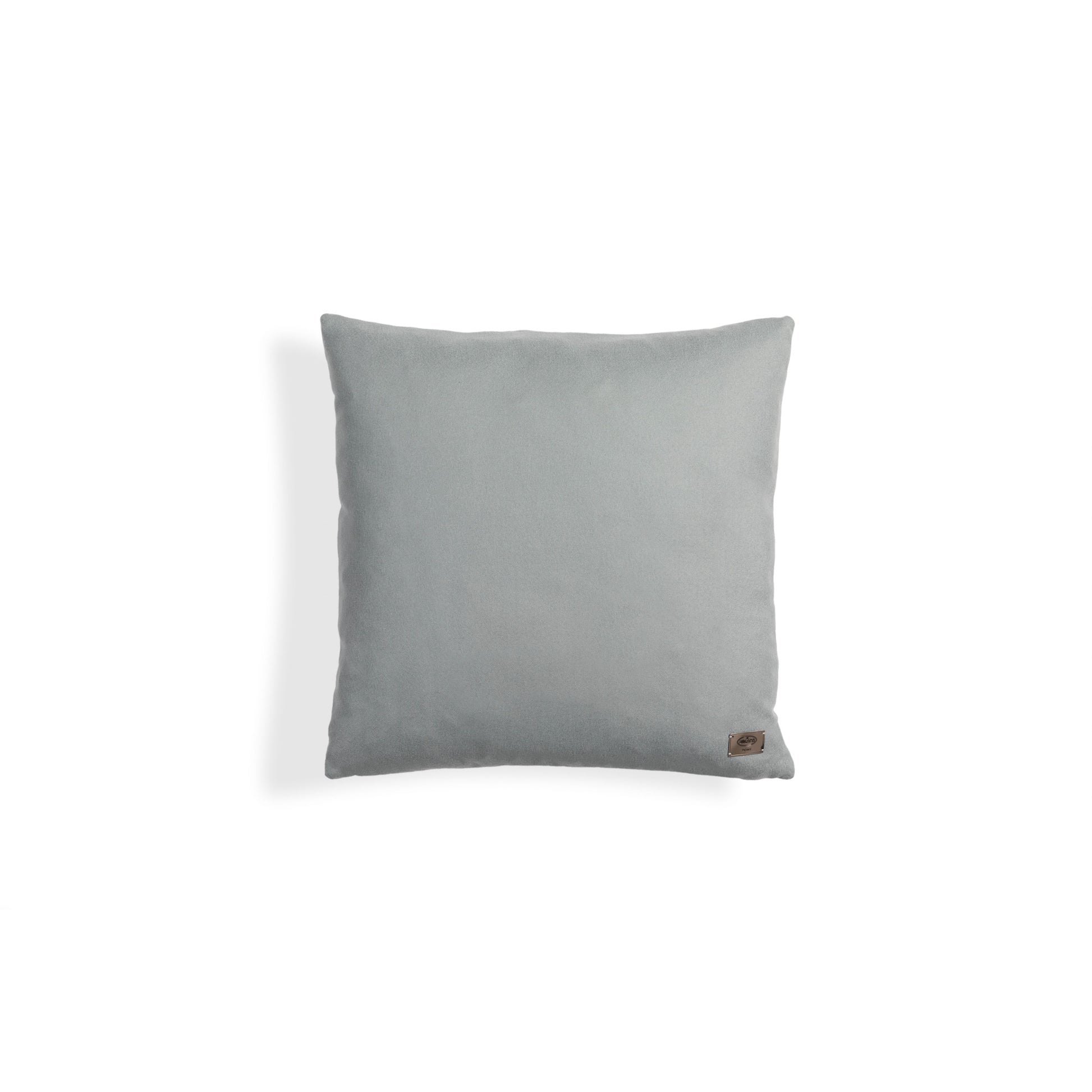Bugatti Home - Grey mesh quilted cushion_back