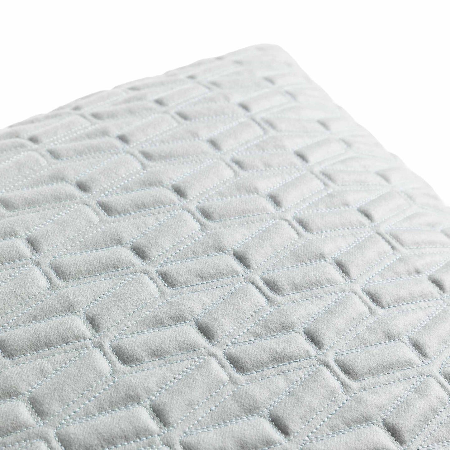 Bugatti Home - Grey mesh quilted cushion_detail