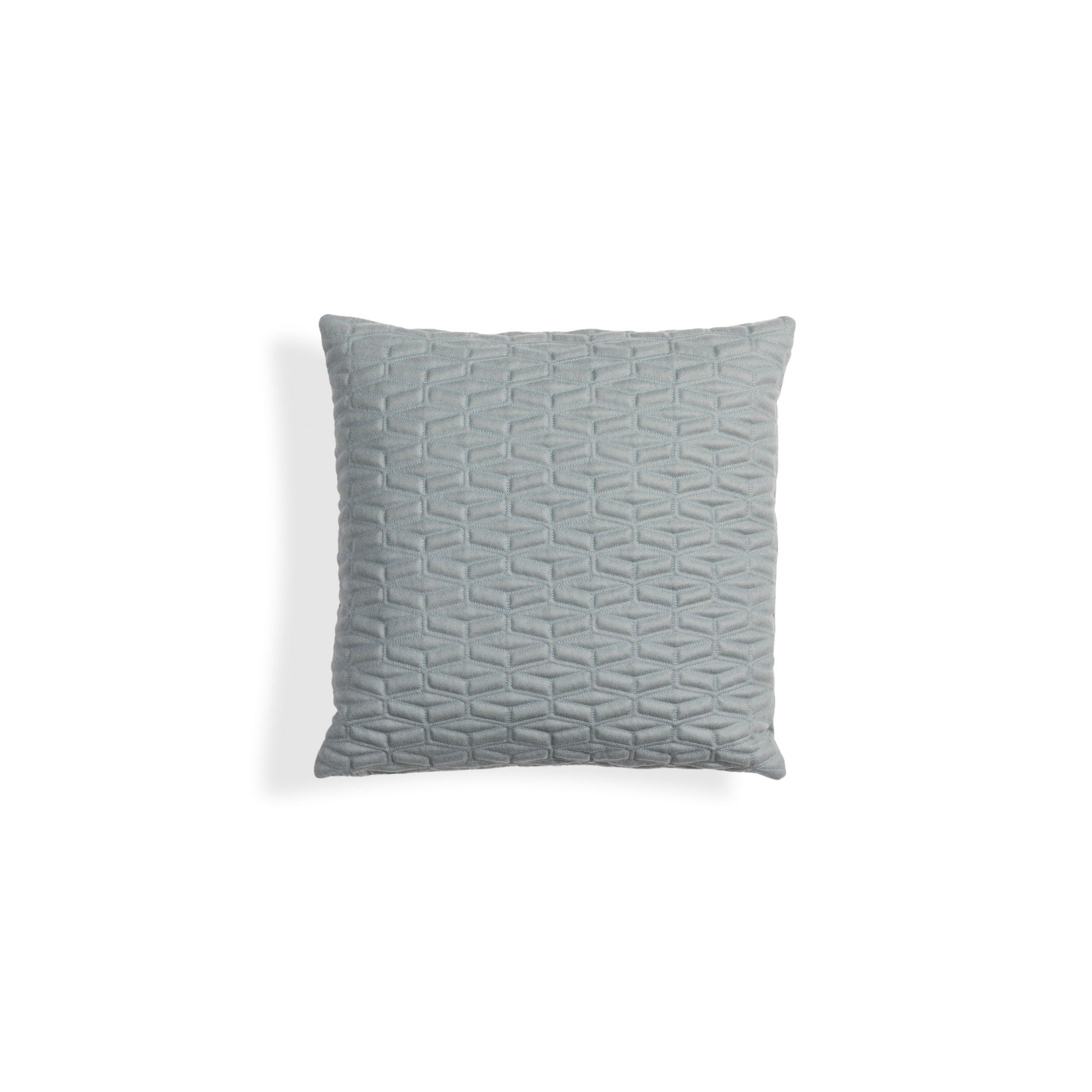 Bugatti Home - Grey mesh quilted cushion_front