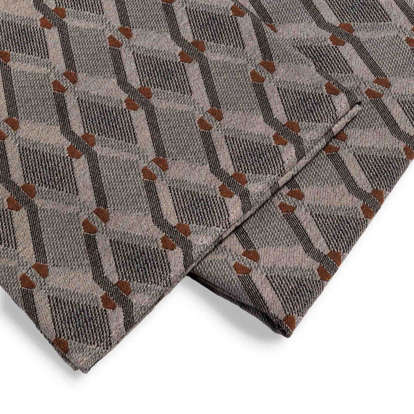 Bugatti Home - Tobacco Le Corniches throw_detail