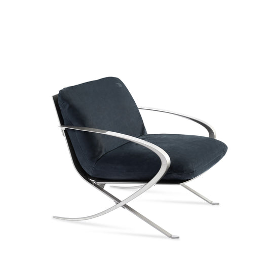 Bugatti Home - Type_17 armchair silver metal right side