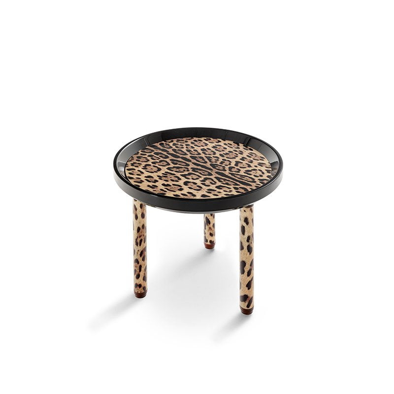 Dolce Gabbana Casa- Afrodite side table - leopardo-without-cushion