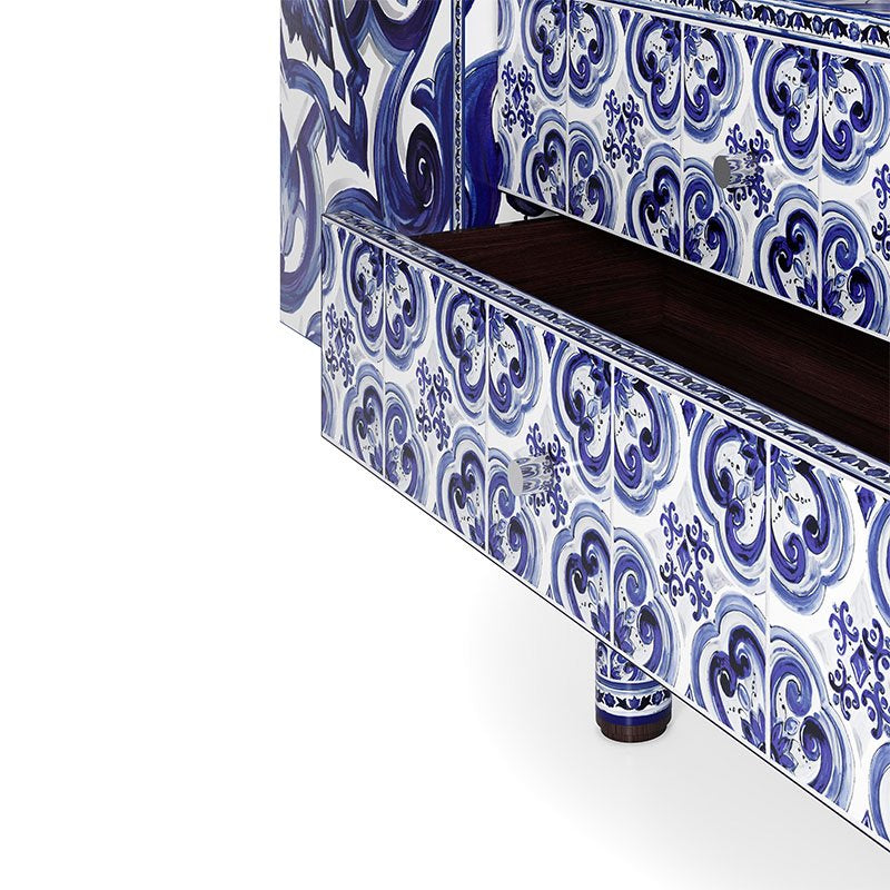 Dolce gabbana casa- Agamennone cabinet- blu mediterraneo-open-detail-image-2