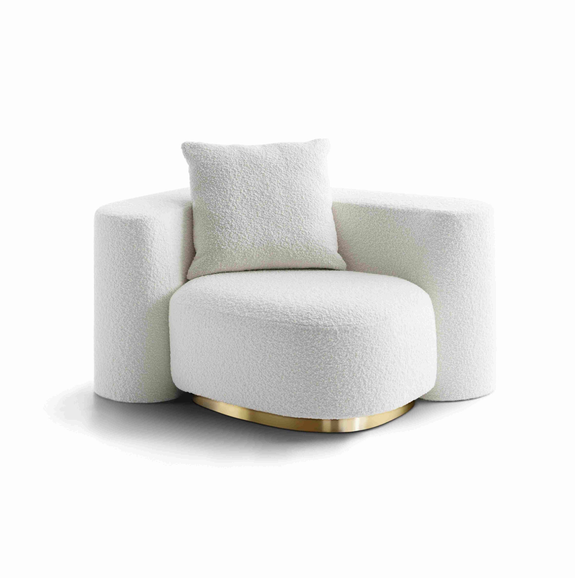 Dolce&Gabbana Casa - Moon island armchair in white