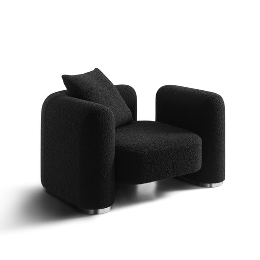 Dolce&Gabbana Casa - Moss armchair in black
