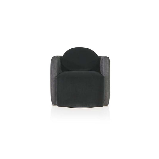 luxence-luxury-living-ginger-armchair-black-front