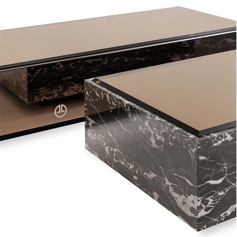 luxence-luxury-living-slim-coffee-tables-balck-marble-detail-logo