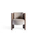 Trussardi Casa Mono armchair stried walnut 