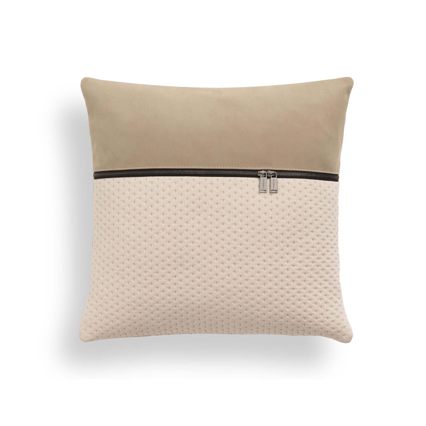 Trussardi Casa - Patchwork cushion_tcs45-50-natural