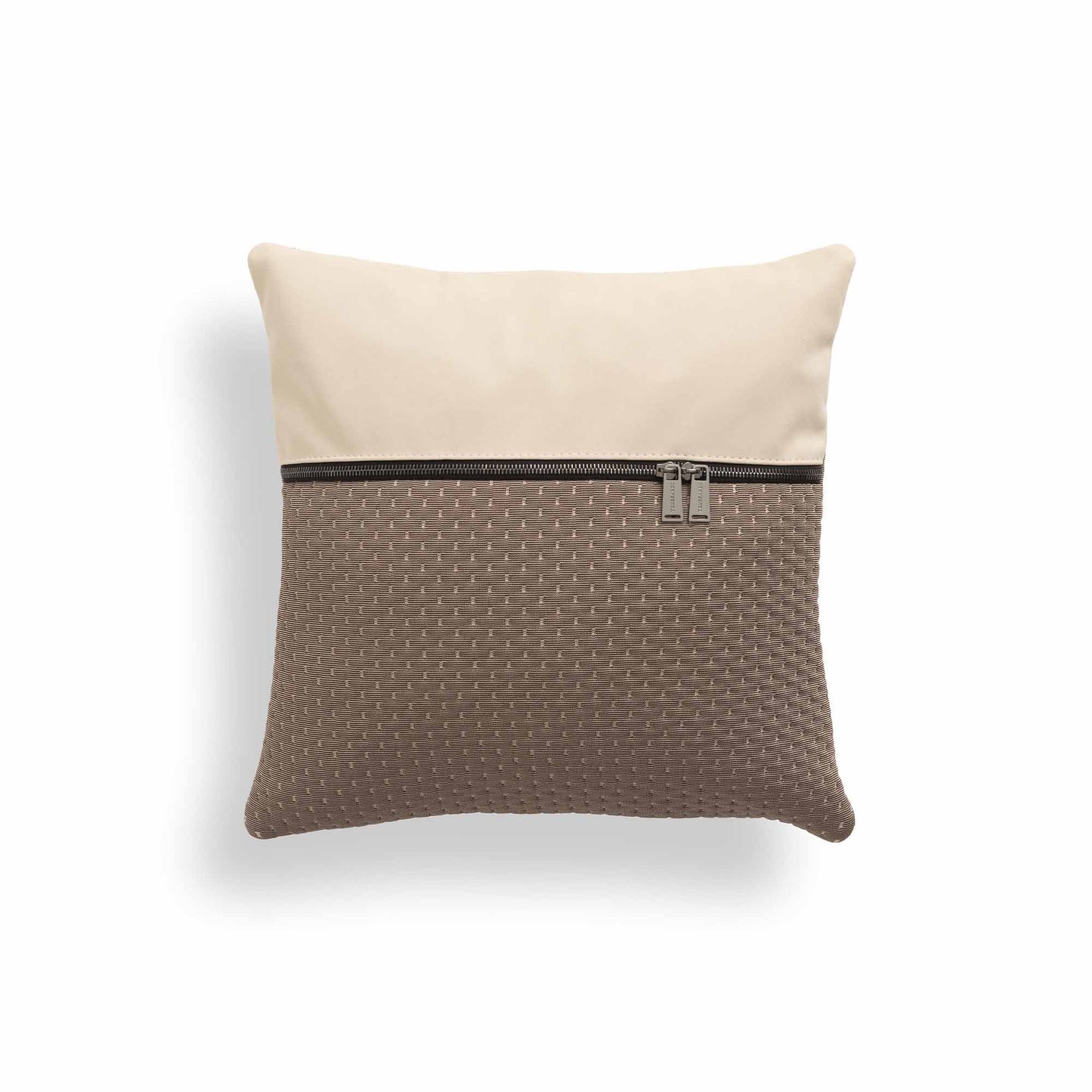 Trussardi Casa - Patchwork cushion_tcs45-50-taupe