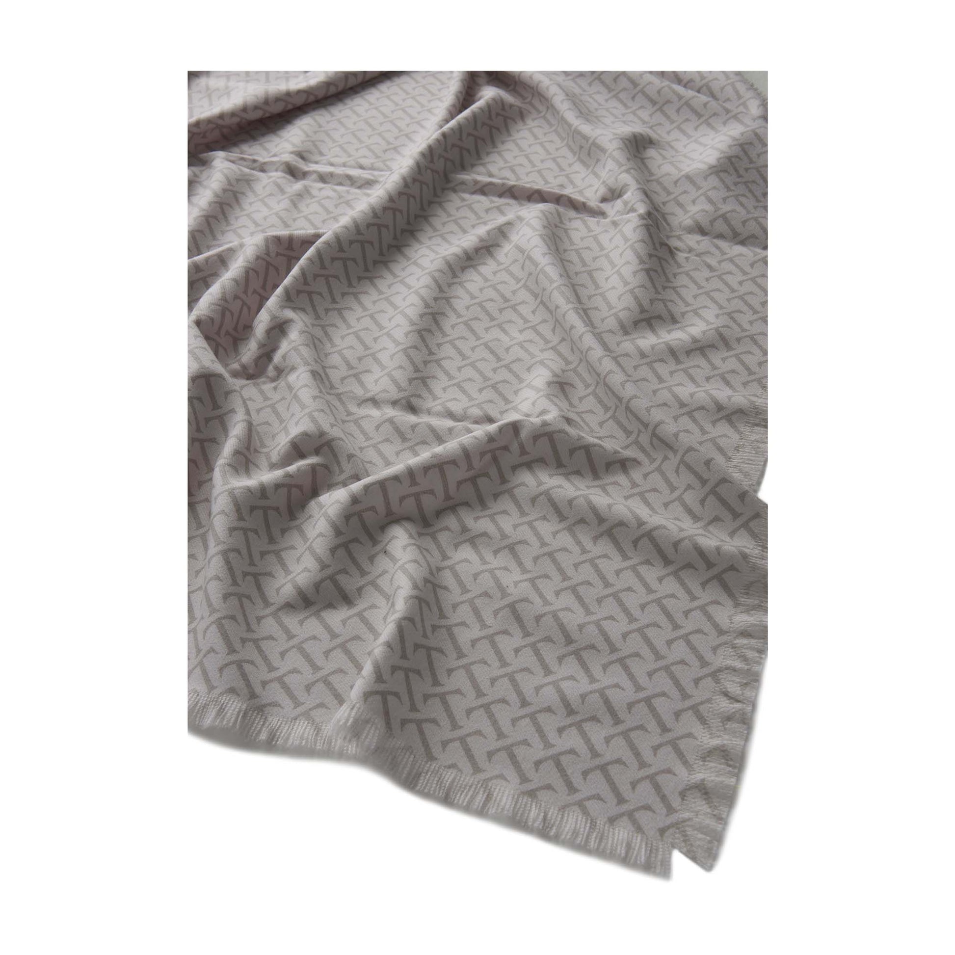 Trussardi Casa - TT logo throw_beige