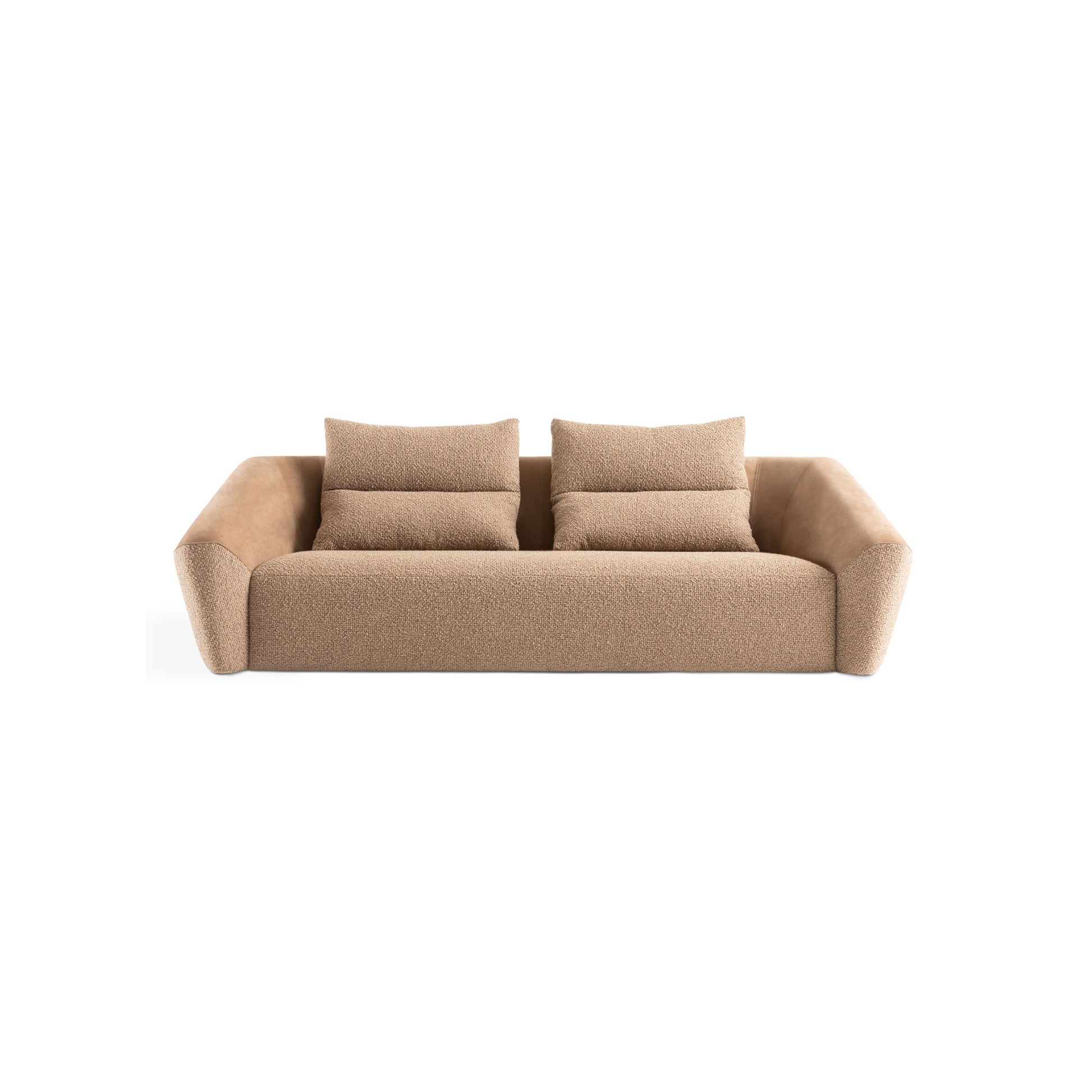 Trussardi Casa - Beige Talism 3 seater sofa front image