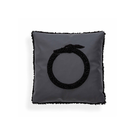 Oroboro Maxi Logo cushion