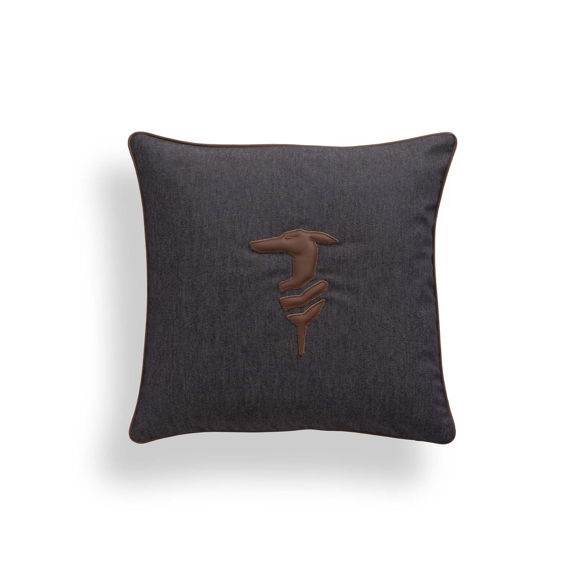 Trussardi Casa - Greyhound cushion_tcs49-40-coffee