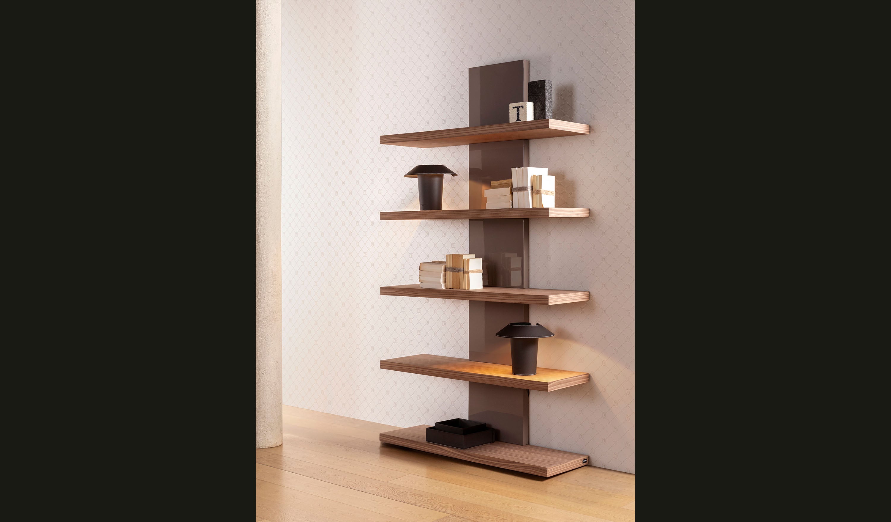 Trussardi Casa - Tratt bookshelf_foto ambientata-1