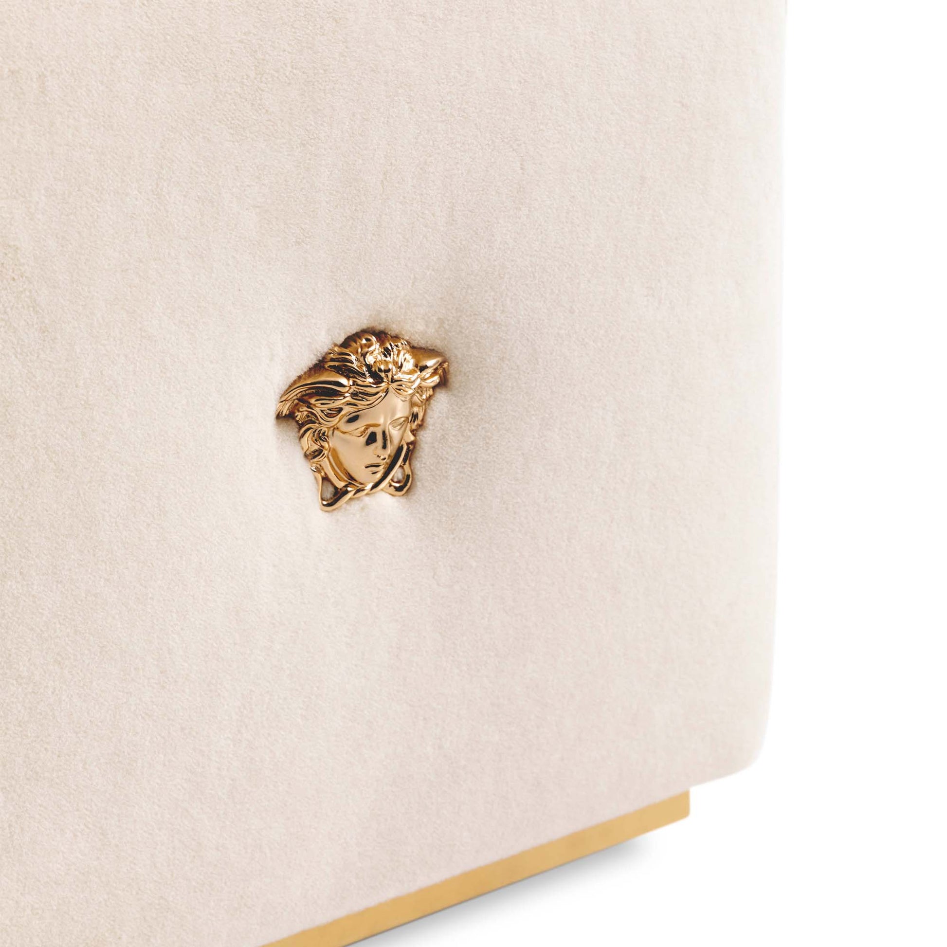 Versace Home - Velvet Carré ottoman, detail image