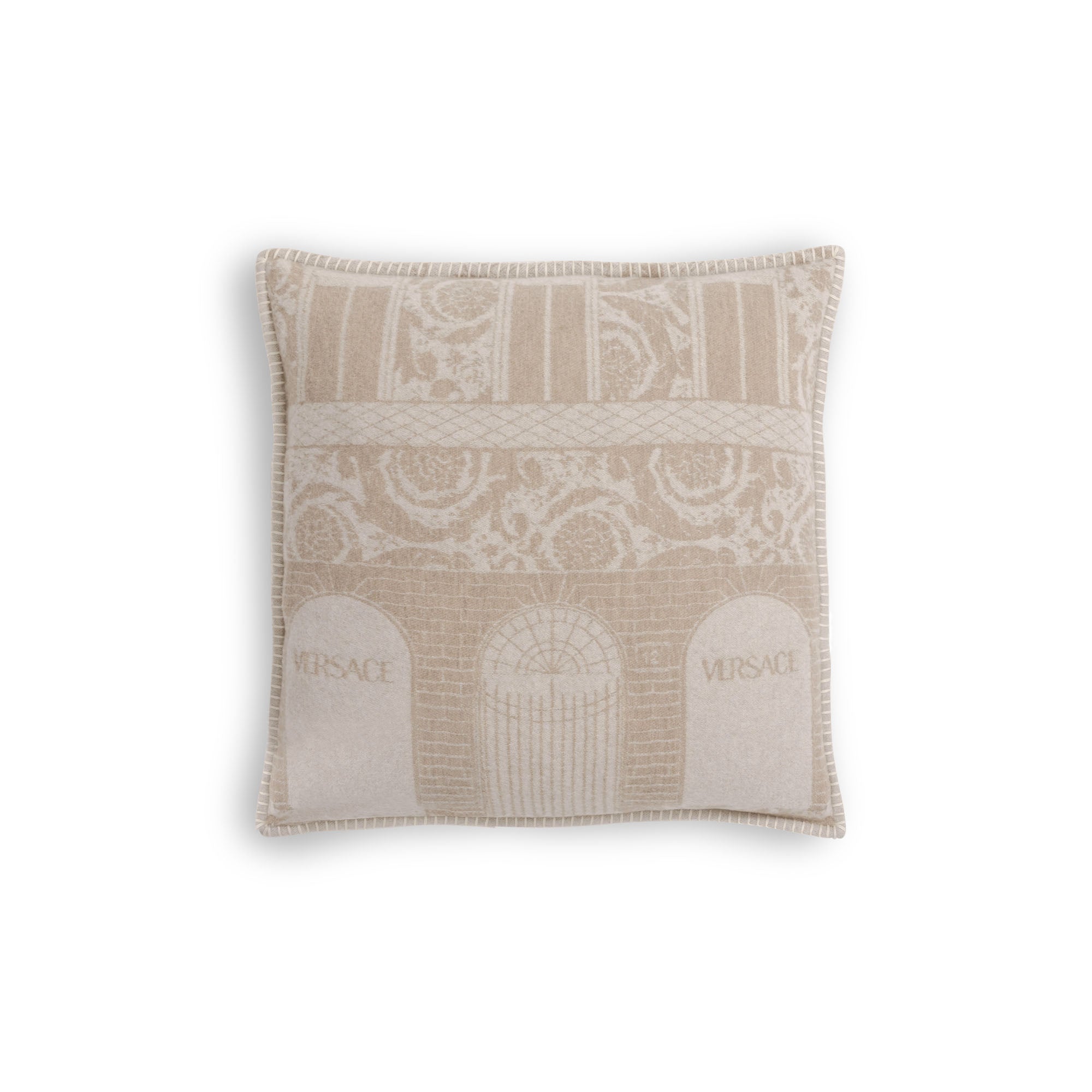 N°12 jacquard cushion - Versace Home | LLG – Luxury Living Group