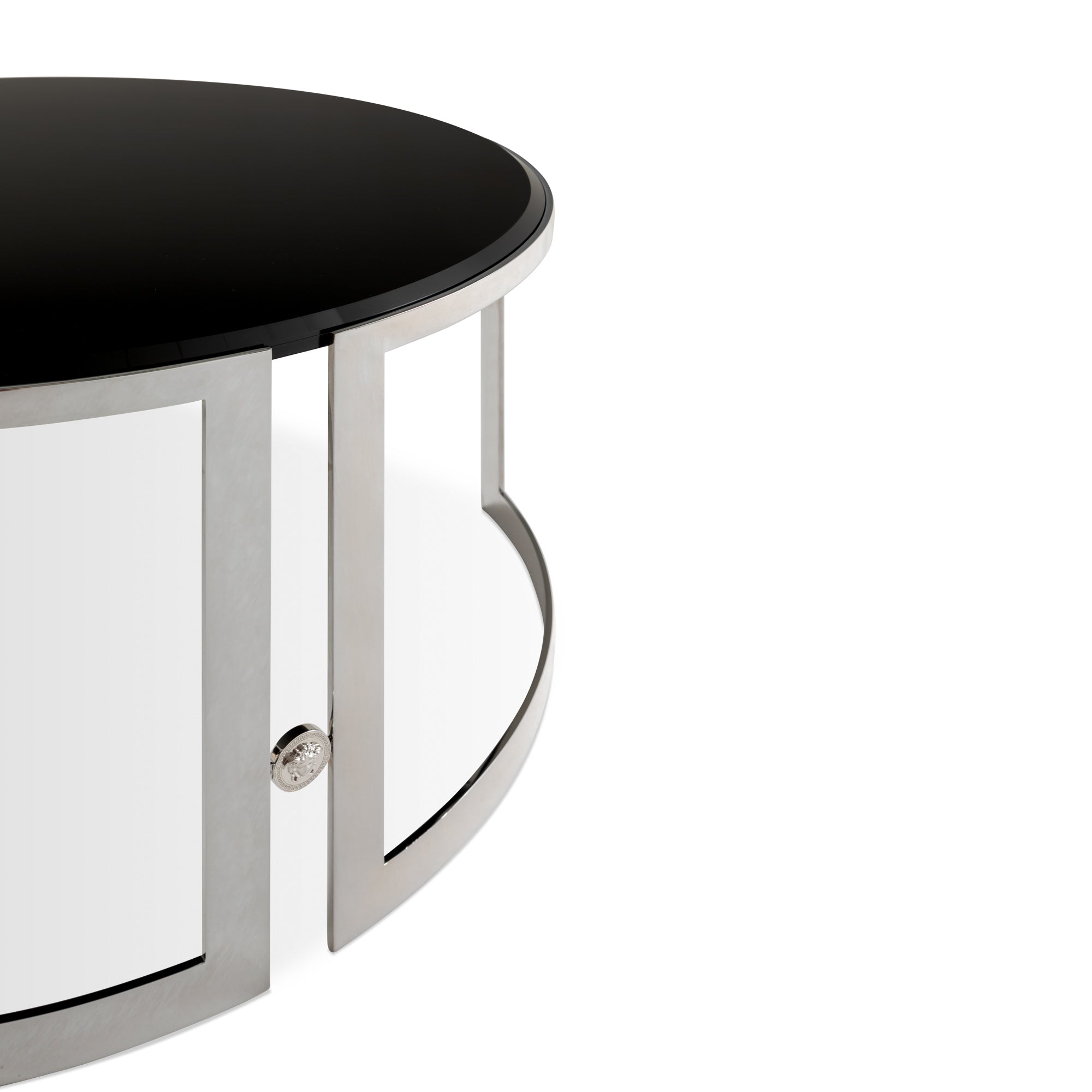 Iconic Round side table - Versace Home | LLG – Luxury Living Group