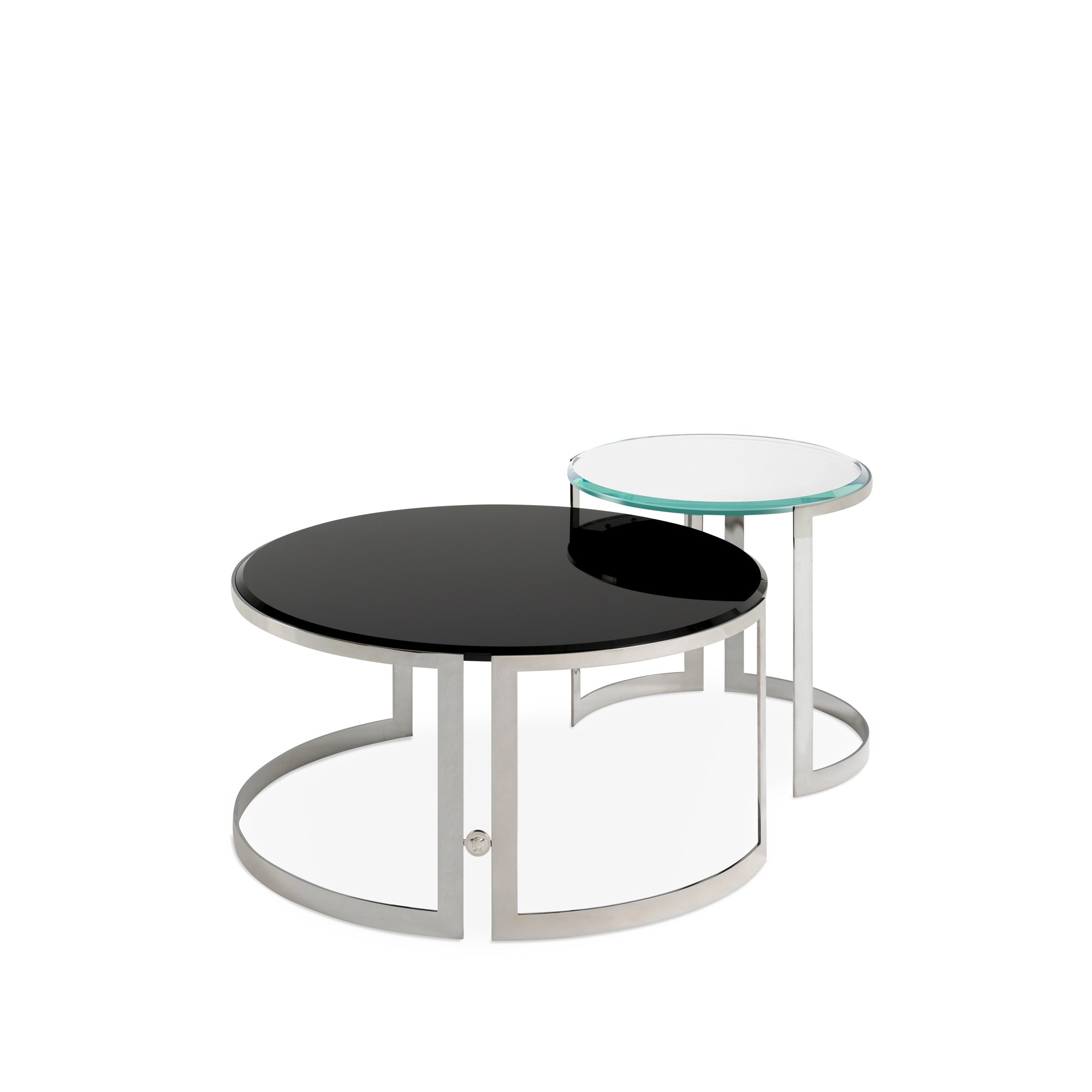 Iconic Round side table - Versace Home | LLG – Luxury Living Group