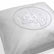 Silver pillow with logo by Versace Home_Detail image