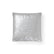 Silver pillow with logo by Versace Home_Front image