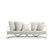 La Medusa Round Metal outdoor sofa